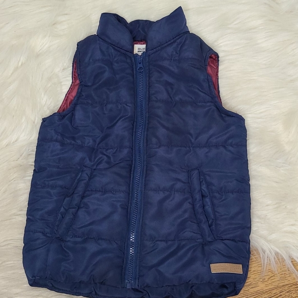 Buffalo David Bitton youth puffer vest navy blue size 5 - Picture 1 of 6